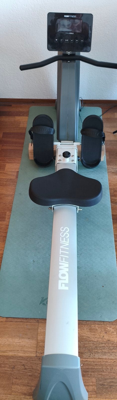 Flow Fitness roeitrainer, Sport en Fitness, Ophalen, Benen, Zo goed als nieuw, Metaal
