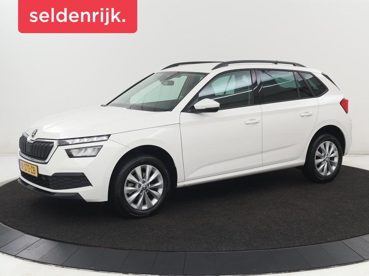 Skoda Kamiq 1.0 TSI Style | Automaat | Carplay | Keyless | C, Auto's, Skoda, Gebruikt, Wit, Origineel Nederlands, 3 cilinders