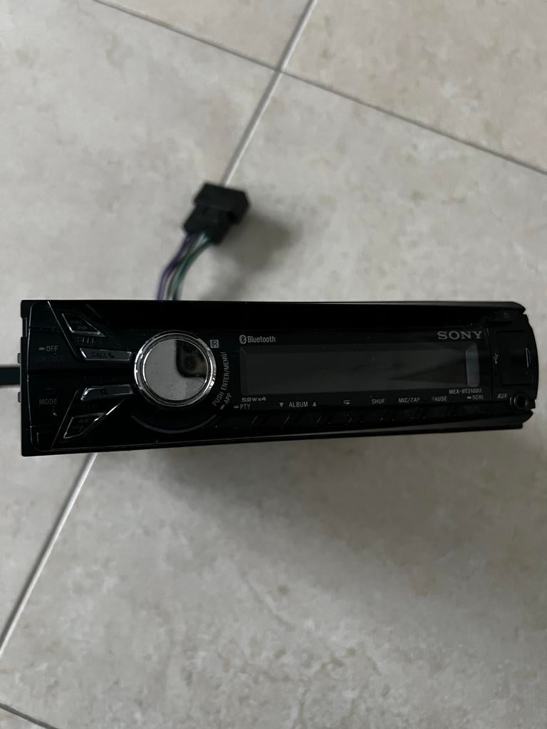 Sony MEX-BT3100U Bluetooth Autoradio, Auto diversen, Autoradio's, Zo goed als nieuw, Ophalen of Verzenden