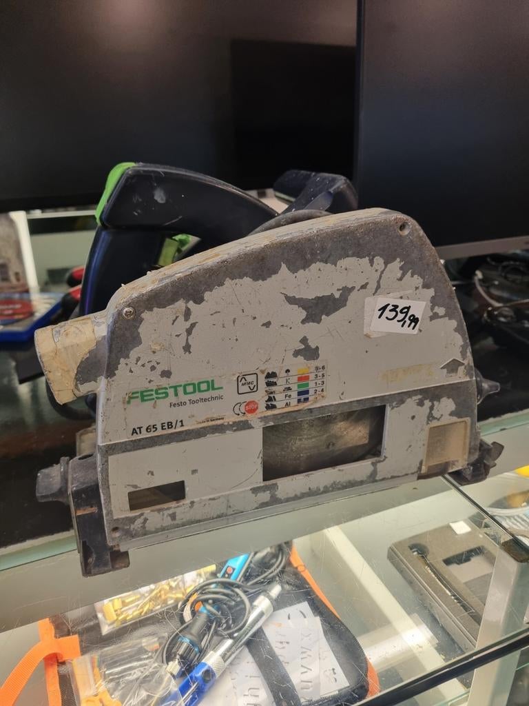 Festool AT 65 EB/1 Invalzaag - Gebruikt, Doe-het-zelf en Verbouw, Gereedschap | Zaagmachines, Gebruikt, Invalzaag, 70 mm of meer