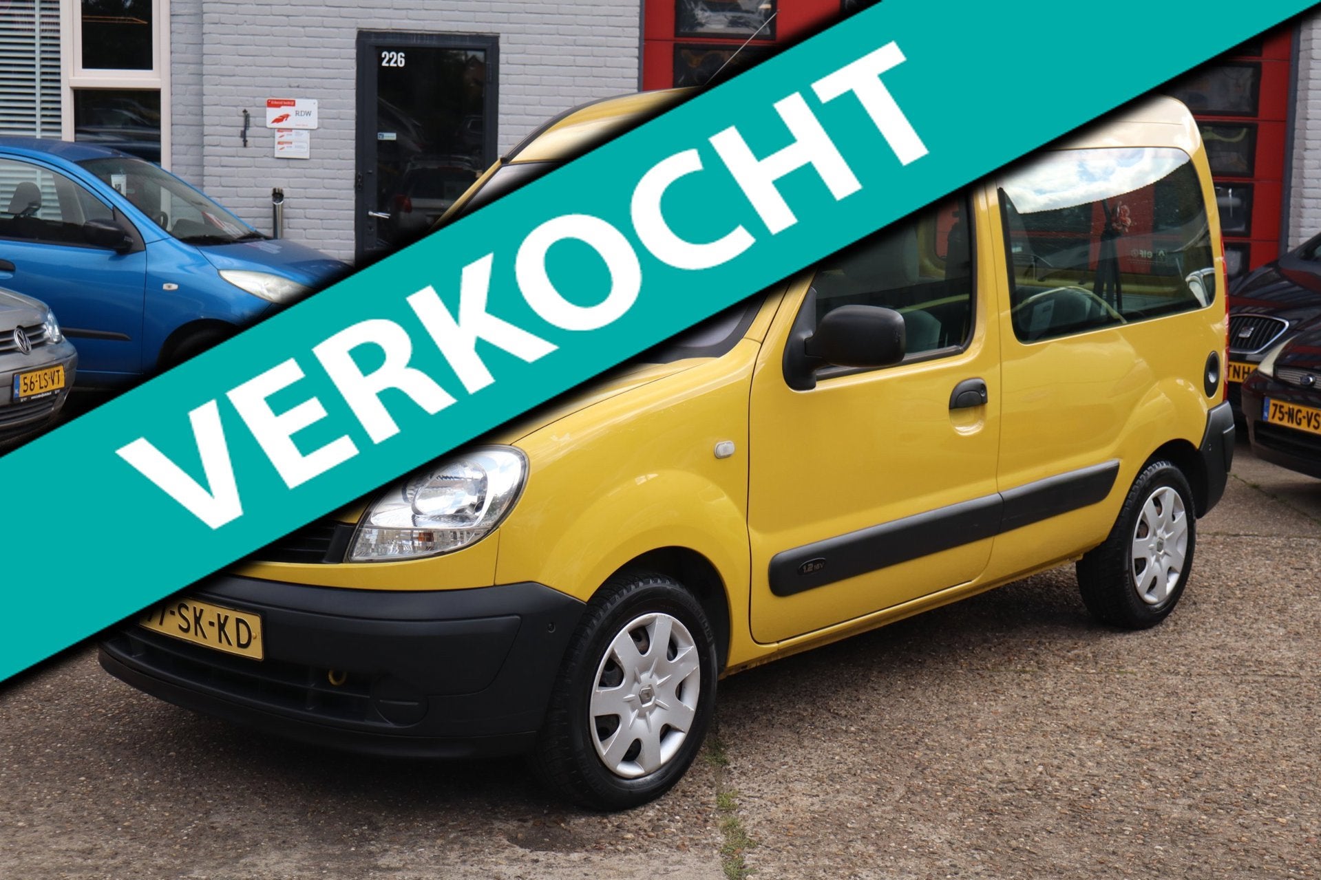 Renault Kangoo 1.2-16V Authentique , RUIME AUTO , HOGE INSTA, Auto's, Voorwielaandrijving, 4 cilinders, Bedrijf, Handgeschakeld