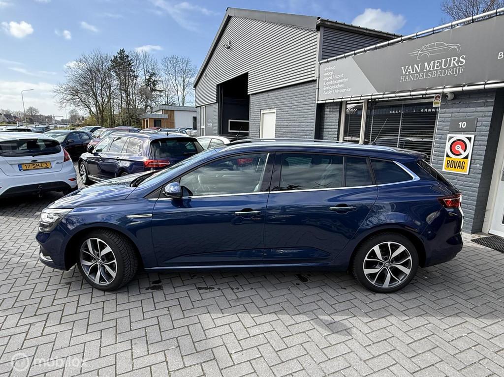 Renault Megane Estate 1.5 dCi Bose, navigatie, led, half led, Auto's, Gebruikt, 4 cilinders, Blauw, Leder en Stof