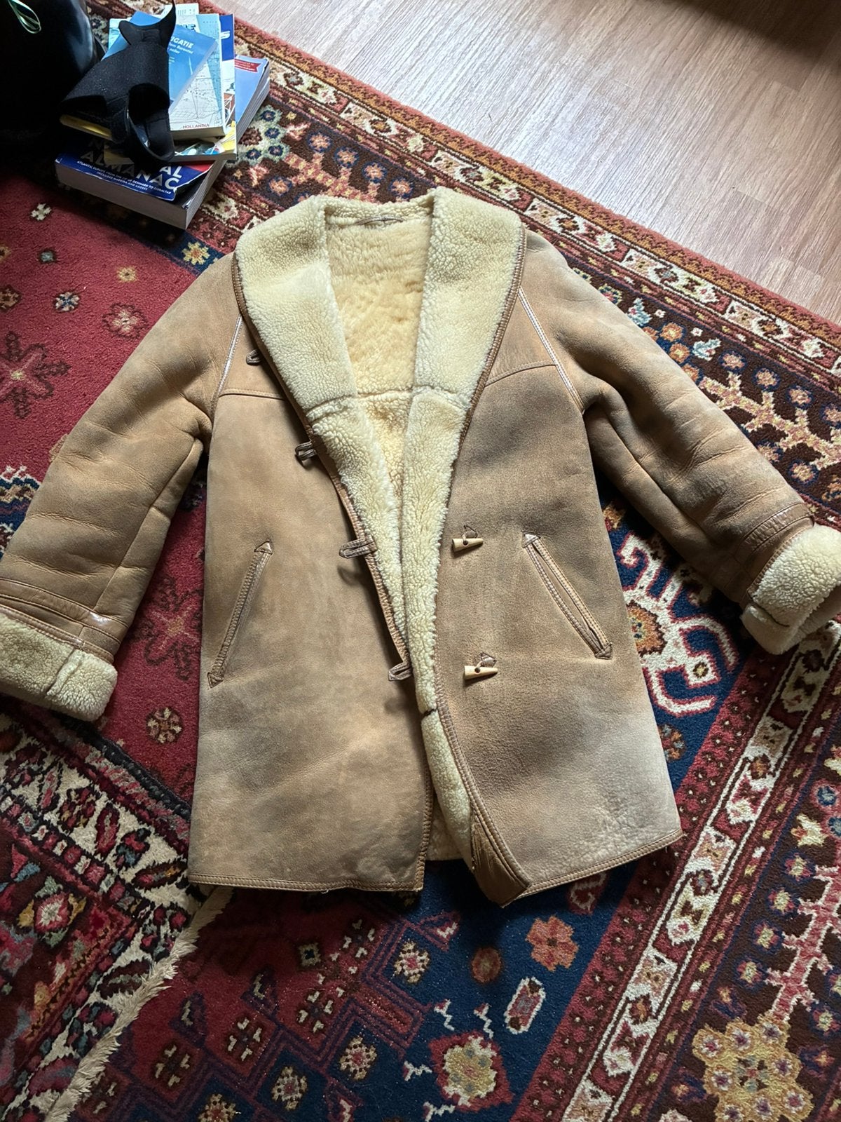 Dames Lammy coat kopen  maat 36 bijenkorf, Ophalen of Verzenden, Zo goed als nieuw, Maat 36 (S), Bruin