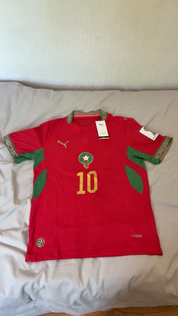 Wk Marokko shirt, Sport en Fitness, Voetbal, Maat S, Ophalen of Verzenden, Nieuw, Shirt
