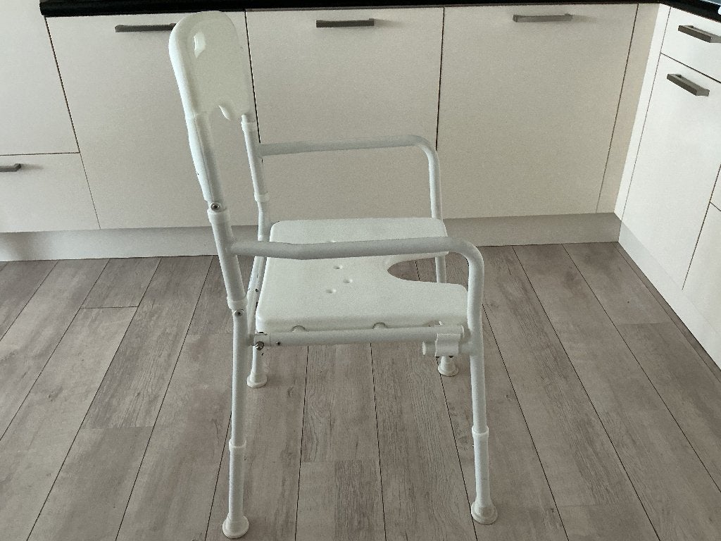 Douchestoel, Ophalen, Zo goed als nieuw