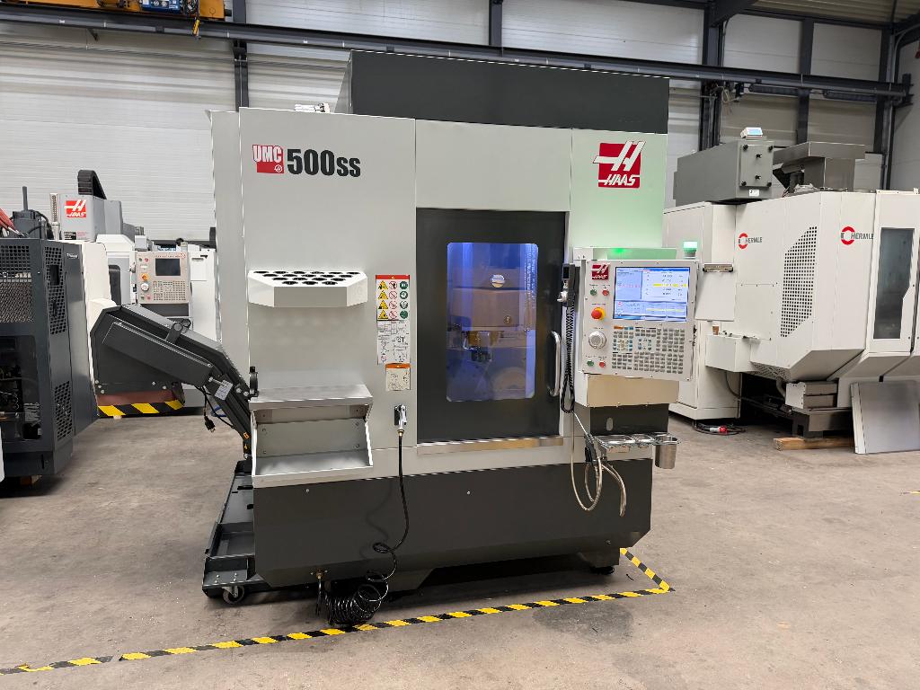 5-assig Bewerkingscentrum HAAS UMC-500SS, Doe-het-zelf en Verbouw, Draaibanken, Ophalen, 500 tot 1000 mm, Zo goed als nieuw, Freesbank