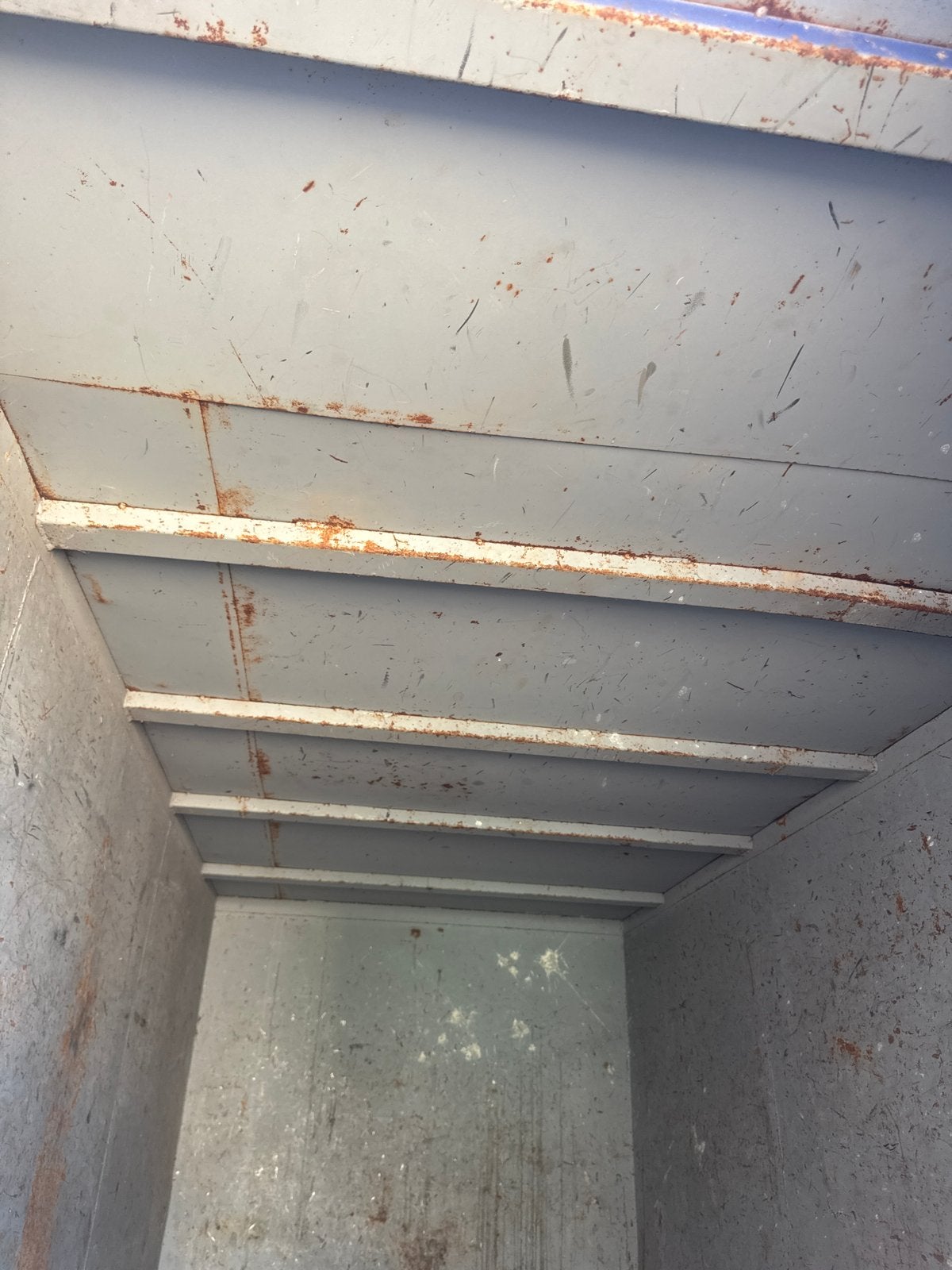 Stalen opslagcontainer met portaalhaken, Ophalen, Nvt, Nvt, Nvt