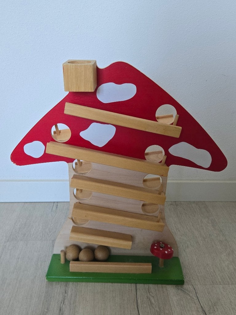 Houten paddenstoel knikkerbaan, Ophalen, Gebruikt, Overige typen