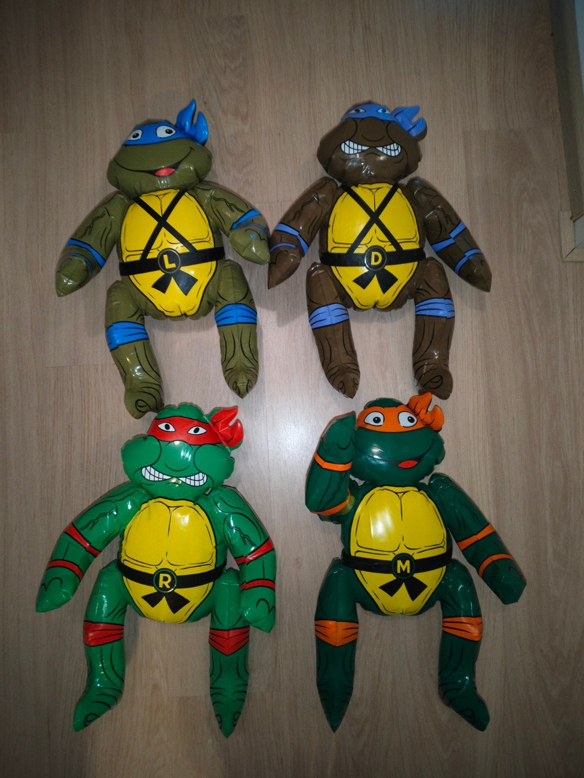 Vintage opblaasbare Teenage Mutant Ninja Turtles speelgoedfi, Ophalen of Verzenden, Gebruikt