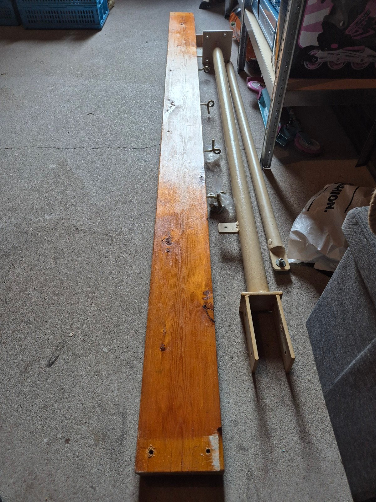 houten balk 70x170x2650, Ophalen, Gebruikt, Minder dan 180 cm