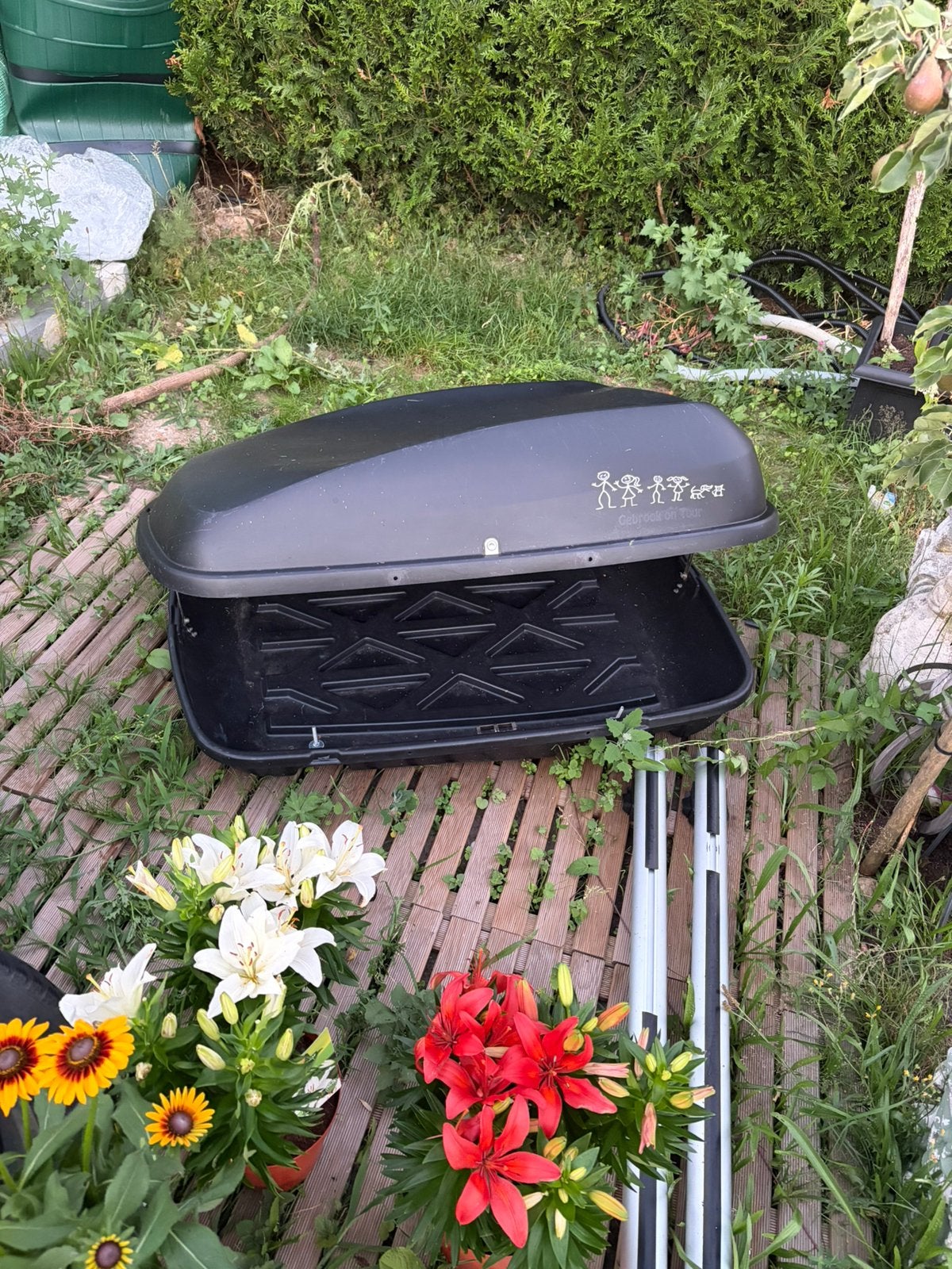 Dakkoffer met rails, Ophalen, Zo goed als nieuw