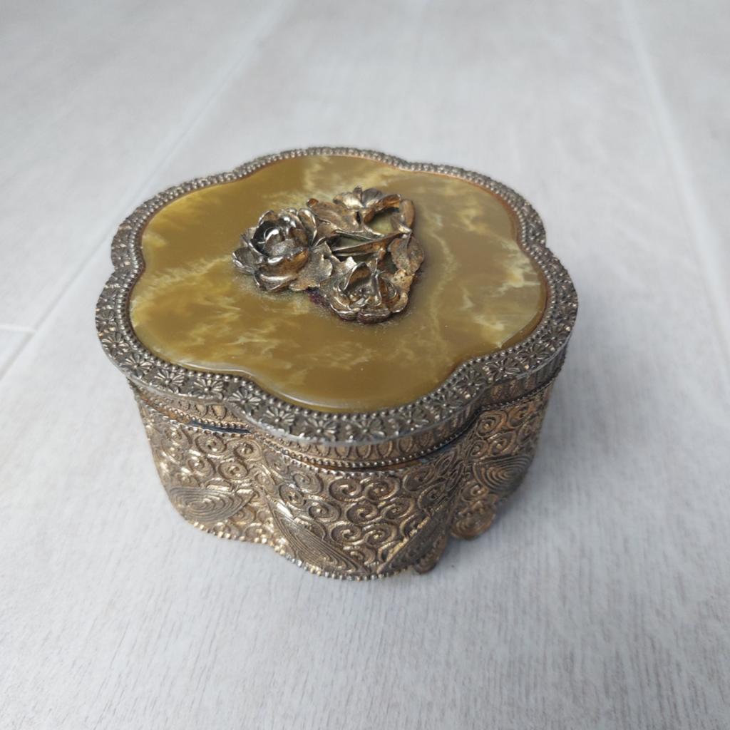 Japans vintage sieradendoosje met roosdecoratie, Antiek en Kunst, Ophalen of Verzenden