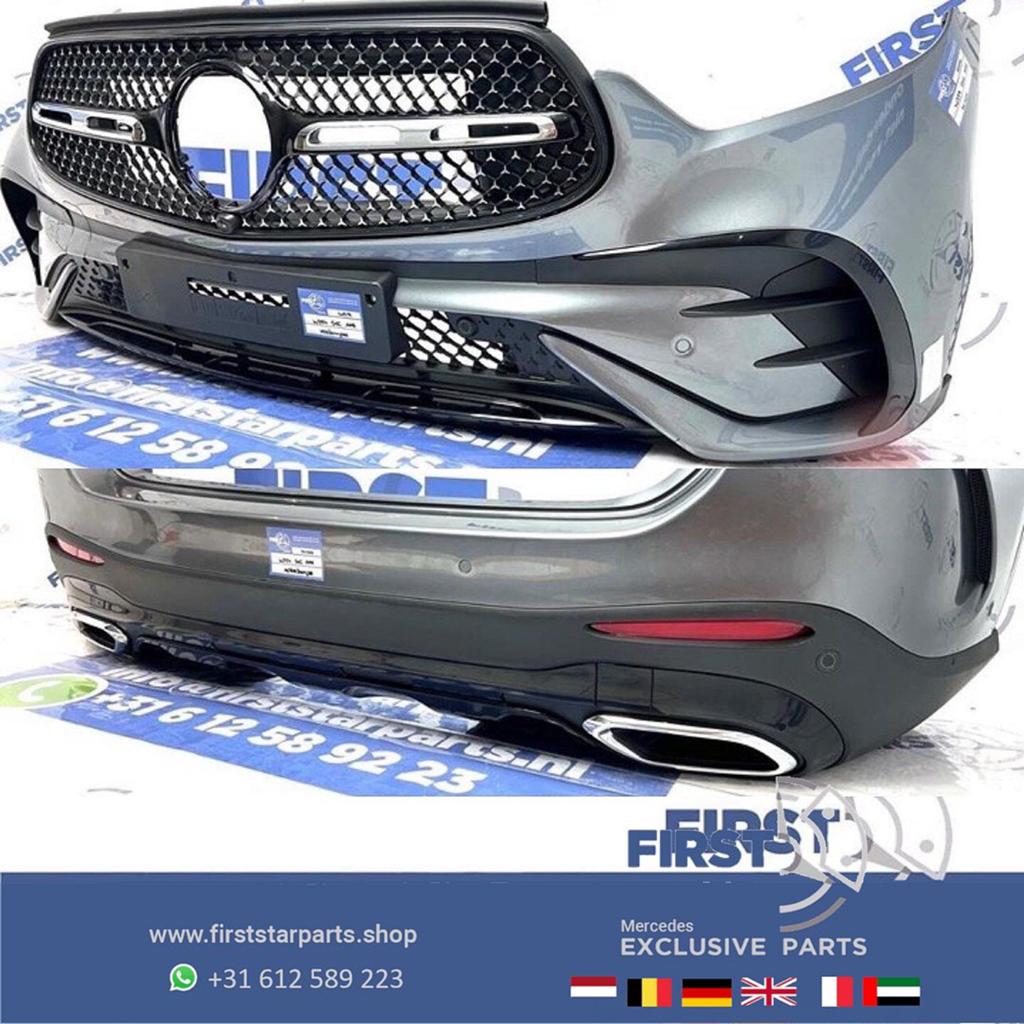 W254 GLC AMG PAKKET VOORBUMPER + ACHTERBUMPER GRIJS COMPLEET, Gebruikt, -, Ophalen of Verzenden, Bumper