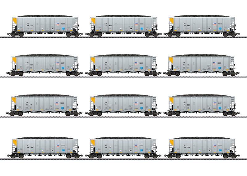 Marklin 45665 Set van 12 US Hopper Cars Union Pacific, Wisselstroom, Ophalen of Verzenden, Märklin, Nieuw