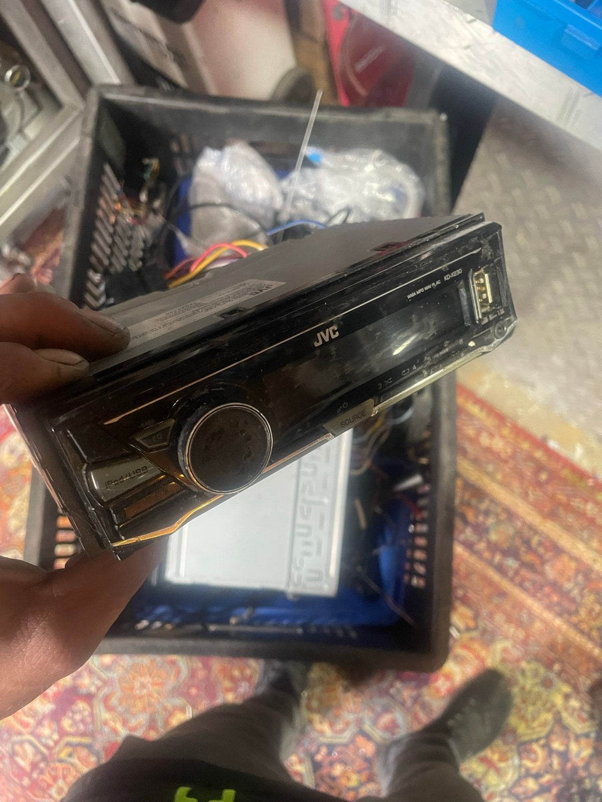 JVC Autoradio KD-R422 met USB-aansluiting, Auto diversen, Ophalen of Verzenden, Gebruikt