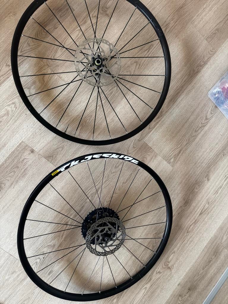 Mavic Crossride Wielset (voor + achter) Tubeless Ready, Wiel, Ophalen of Verzenden, Zo goed als nieuw, Aluminium