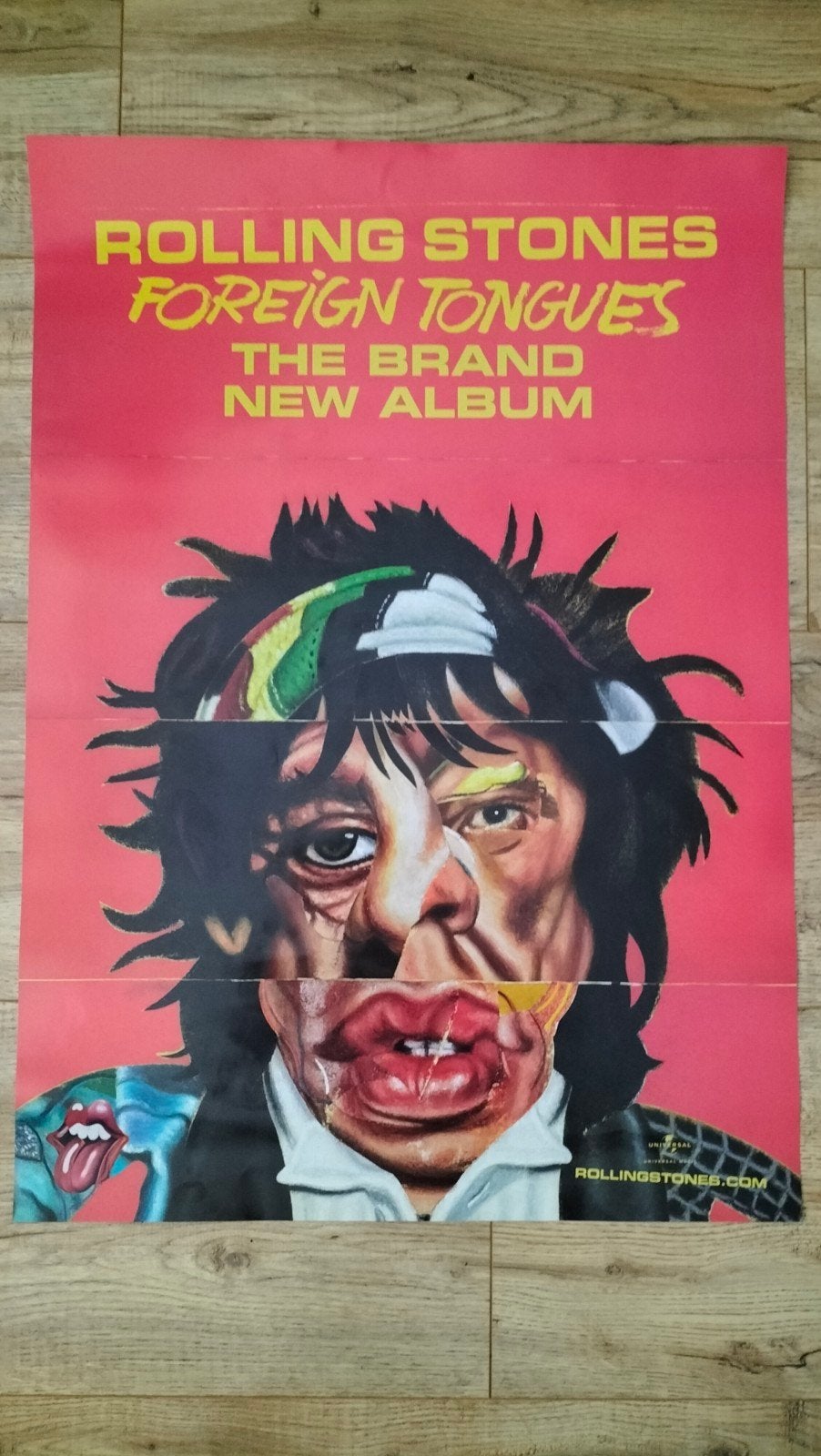 Rolling Stones Foreign Tongues The Brand New Album Poster, Verzamelen, Rechthoekig Staand, Deurposter of groter, Nieuw, Ophalen of Verzenden