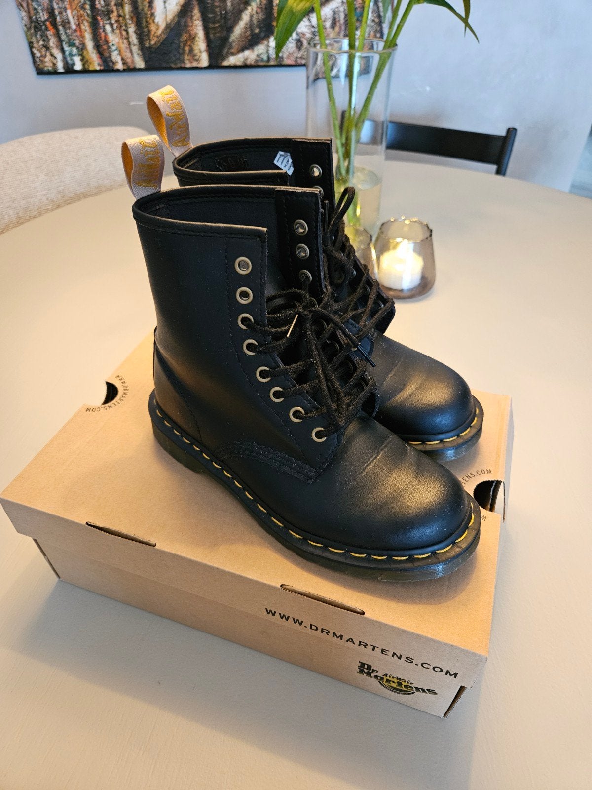 Dr. Martens 1460 Vegan Laarzen Maat 38 - Nieuwstaat, Kleding | Dames, Ophalen, Zwart, Lage of Enkellaarzen, Dr. Martens