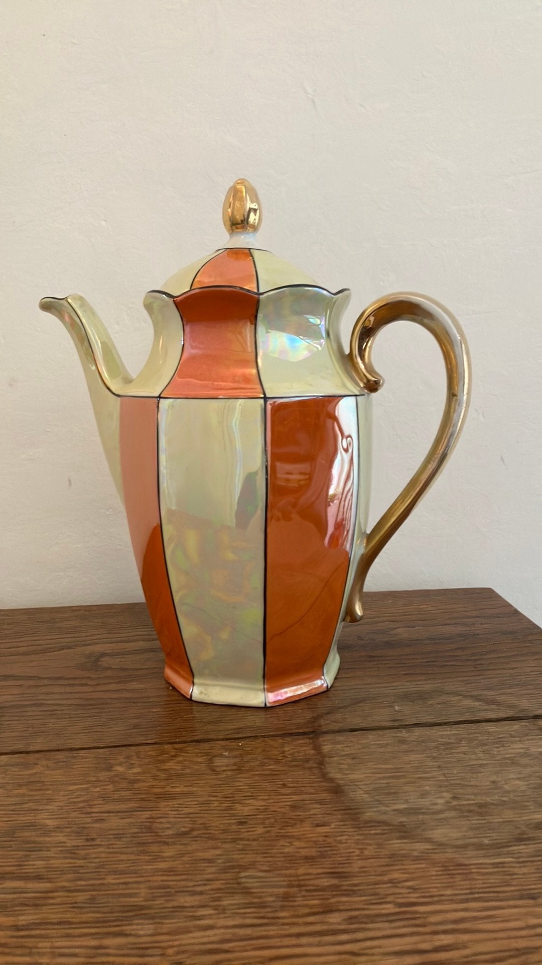 Art deco stijl koffiepot, Ophalen of Verzenden