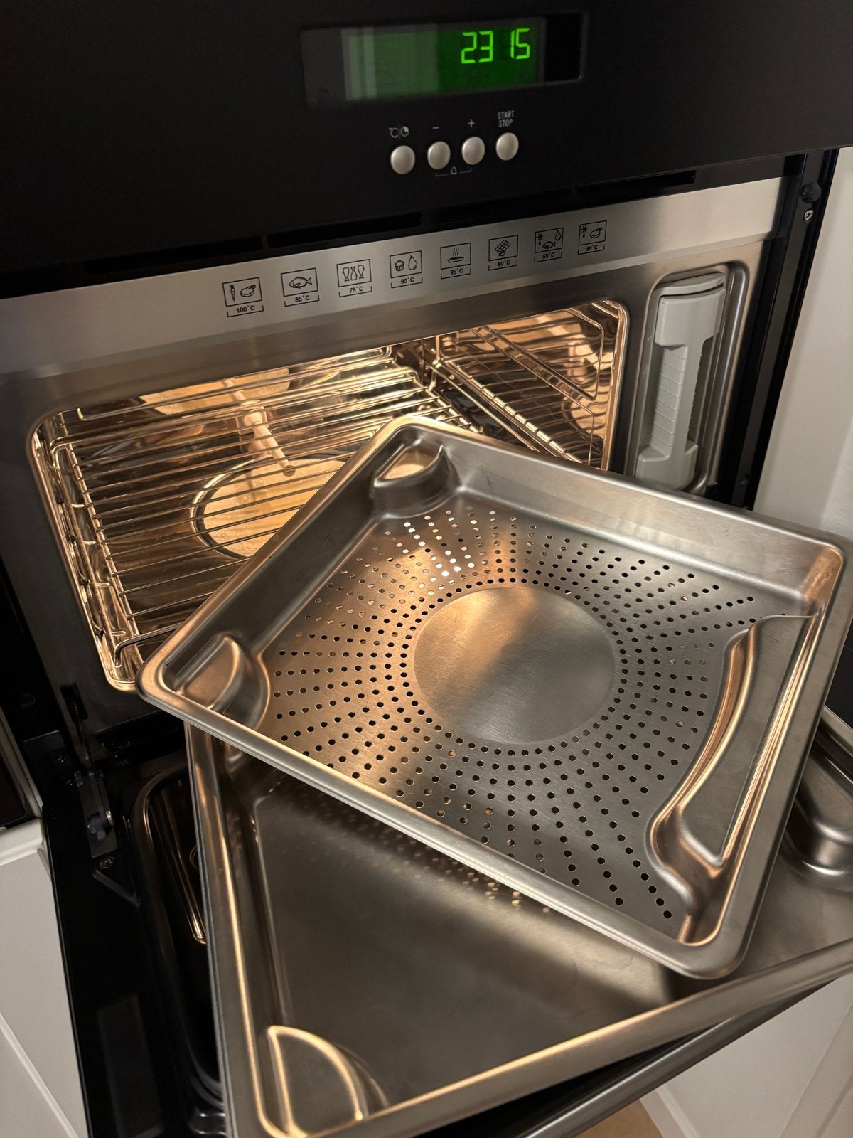 Pelgrim STM550MAT Inbouw Stoomoven - Zo goed als nieuw, Ophalen, 45 tot 50 cm, Pelgrim, Inbouw