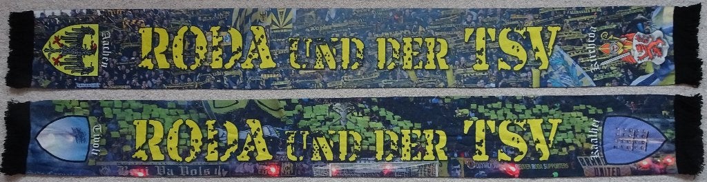 sjaal Roda JC & Alemannia Aachen, Verzamelen, Ophalen of Verzenden, Nieuw, Roda JC, Vaantje of Sjaal