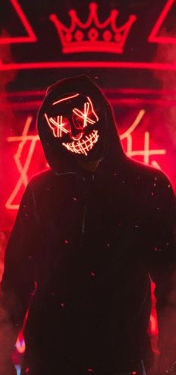 Purge Masker met LED Verlichting -Halloween/Carnaval, Ophalen of Verzenden, Nieuw, Halloween of Griezel