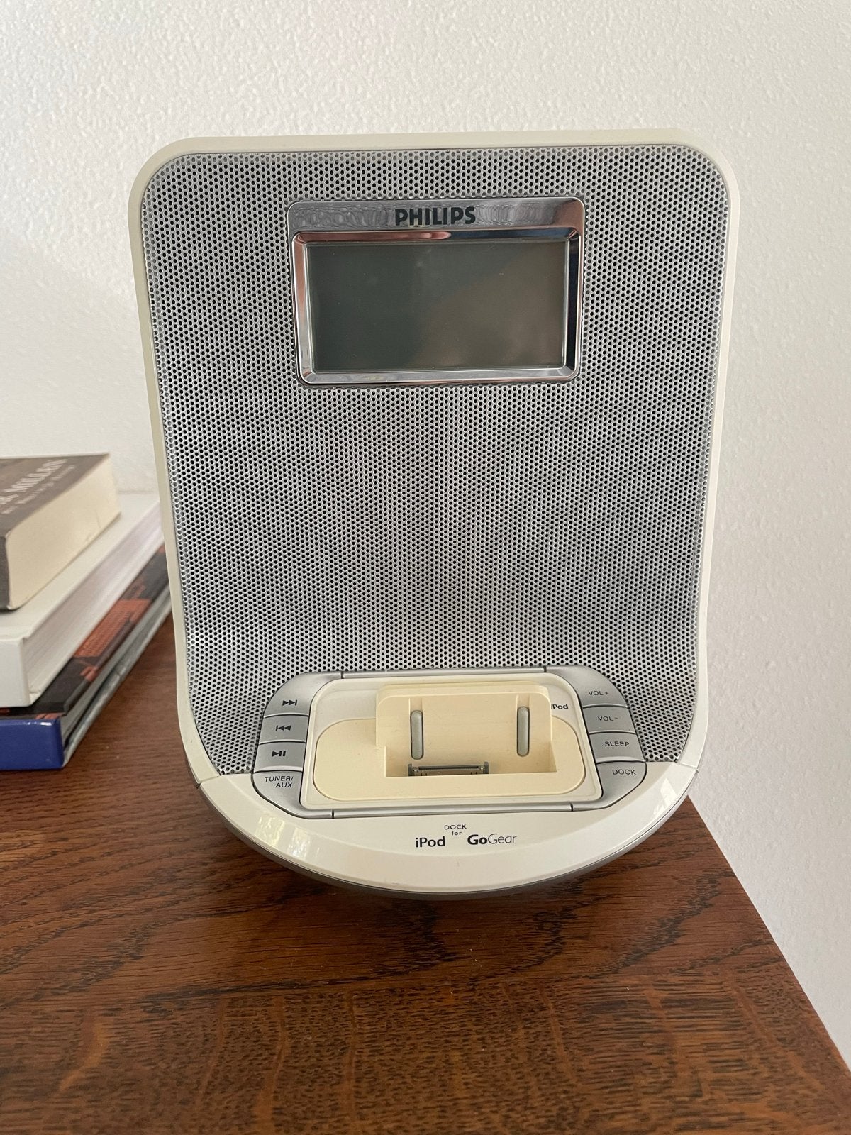 Philips Wekkerradio met iPod/iPhone Dock en Aux-in, Ophalen of Verzenden, Gebruikt, Radio