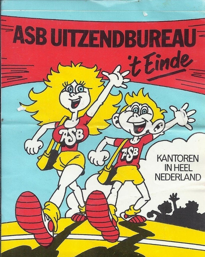 So251 sticker asb uitzendbureau, Verzamelen, Ophalen of Verzenden, Zo goed als nieuw, Bedrijf of Vereniging