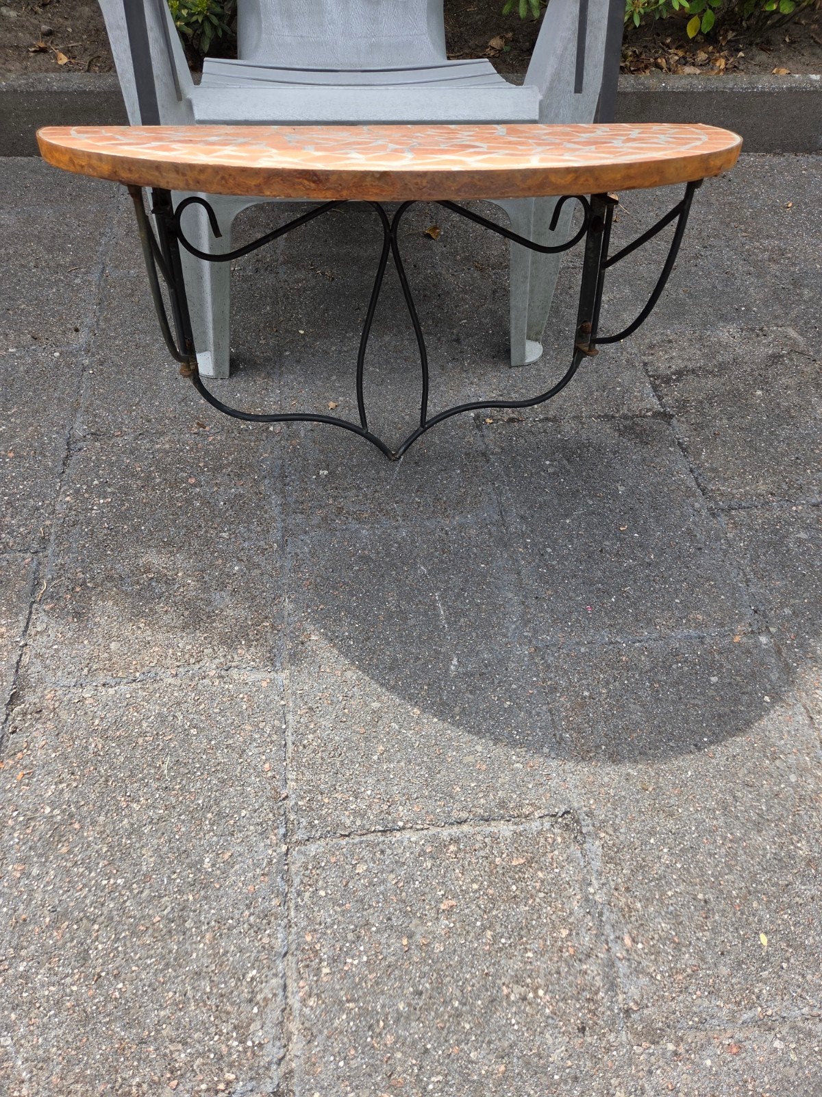 Balkontafel, Ophalen, Gebruikt