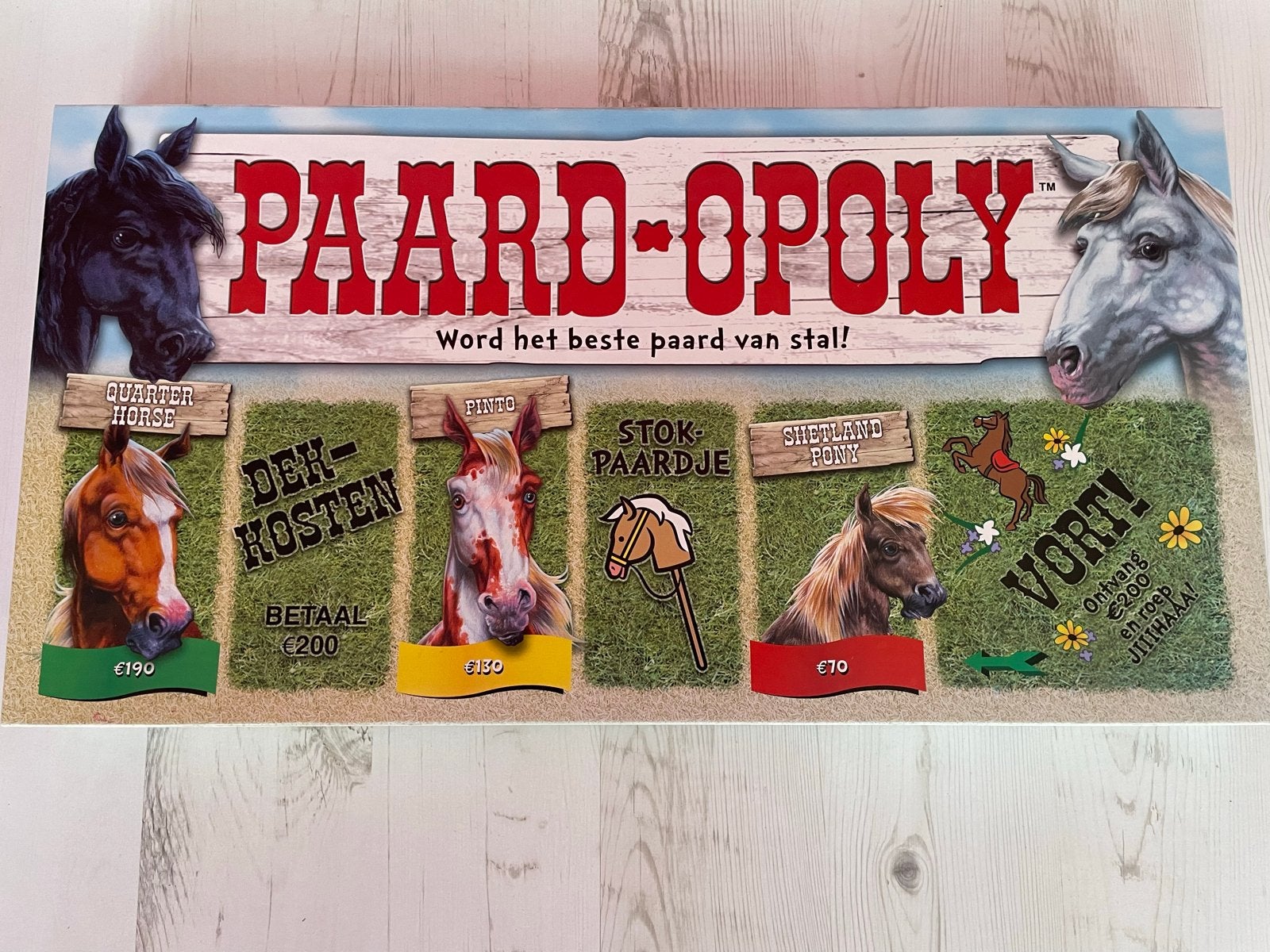 Paard-opoly Bordspel - Word het beste paard van stal!, Ophalen of Verzenden, Gebruikt