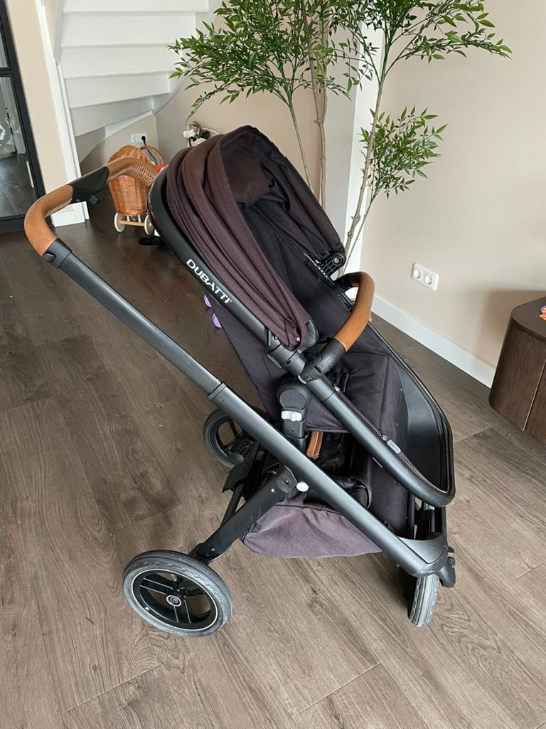 Dubatti kinderwagen compleet, Gebruikt, Met reiswieg, Ophalen, Kinderwagen