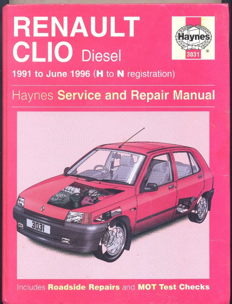 Renault Clio diesel 1991-1996 repair manual, Auto diversen, Handleidingen en Instructieboekjes, Ophalen of Verzenden