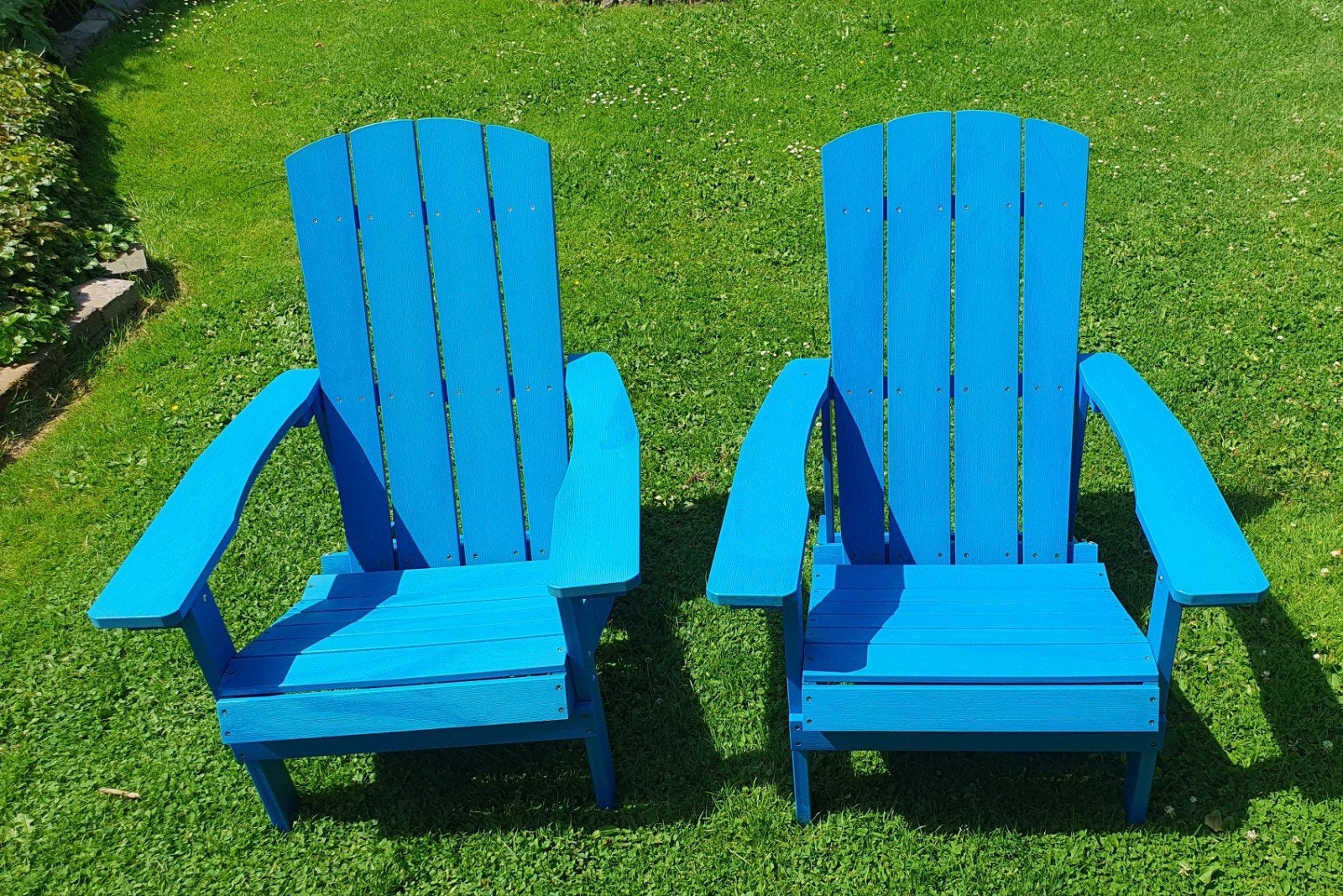 Set tuinstoelen Beliani Adirondack, Ophalen, Zo goed als nieuw, Kunststof