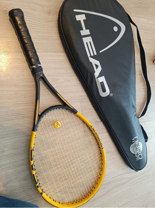 Head intelligence junior tennisracket met nieuwe grip l2, Sport en Fitness, Tennis, L2, Ophalen of Verzenden, Zo goed als nieuw