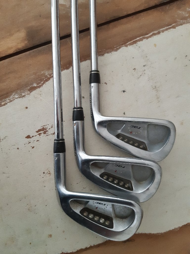 TaylorMade RAC lt ijzers 4 5 & 6. Goede grips. Per stuk €25, Ophalen of Verzenden, Set