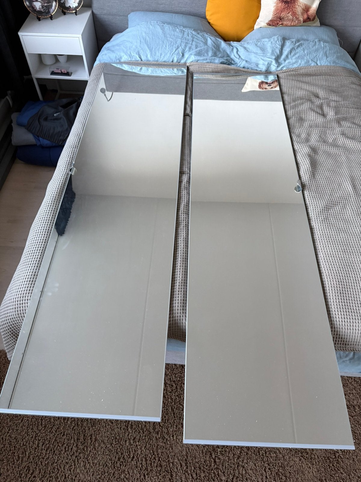 2x Ikea Aheim spiegeldeur voor pax kast, Ophalen, Zo goed als nieuw