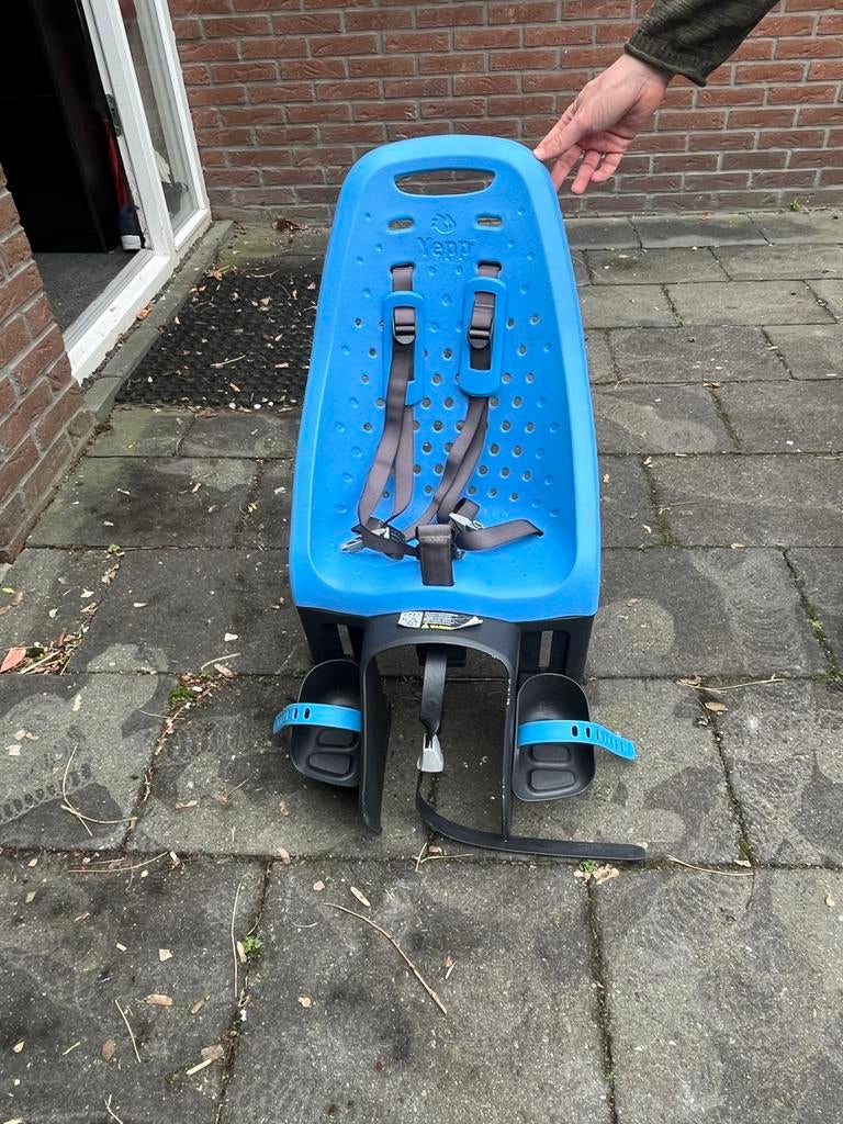 Thule Yepp Achterzitje - Blauw, Achterzitje, Ophalen, 15 t/m 25 kg, Gebruikt