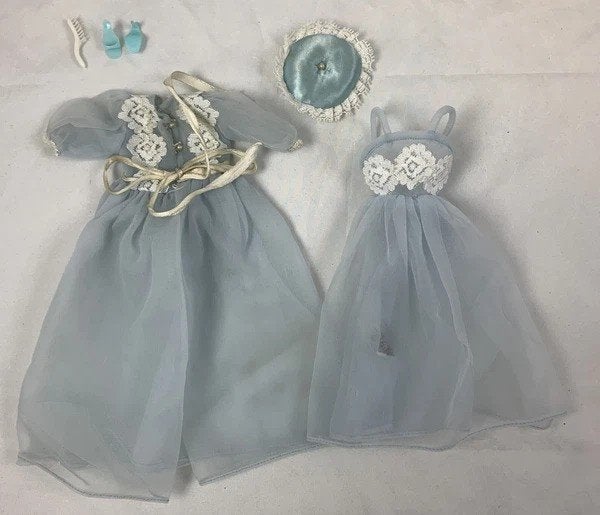 Barbie outfit 1636 Sleeping Pretty 1965 Mattel kleding vint, Verzamelen, Poppen, Coolsingel 104, 3011 AG Rotterdam, Netherlands