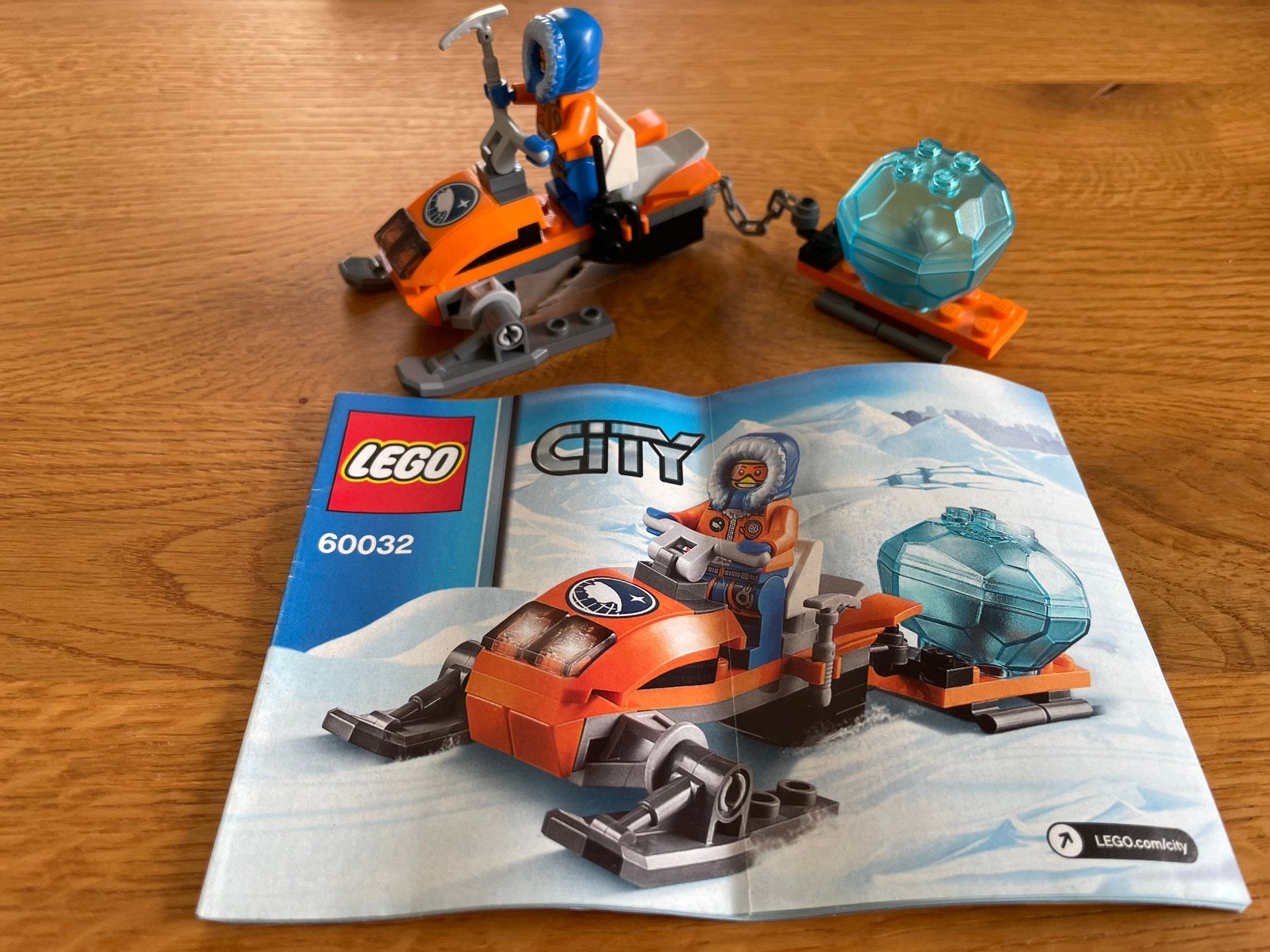 Lego city 60032 sneeuwscooter, Ophalen of Verzenden, Zo goed als nieuw