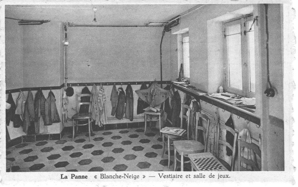 La Panne  Blanche Neige salle de jeux, Ophalen of Verzenden, 1920 tot 1940, Ongelopen, België en Luxemburg