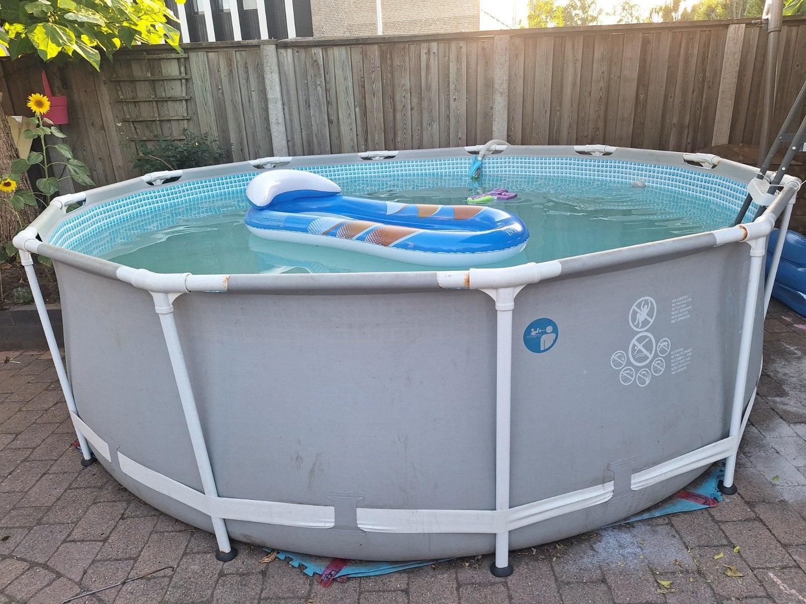 zwembad, Ophalen, 200 tot 300 cm, 80 tot 120 cm, Rond