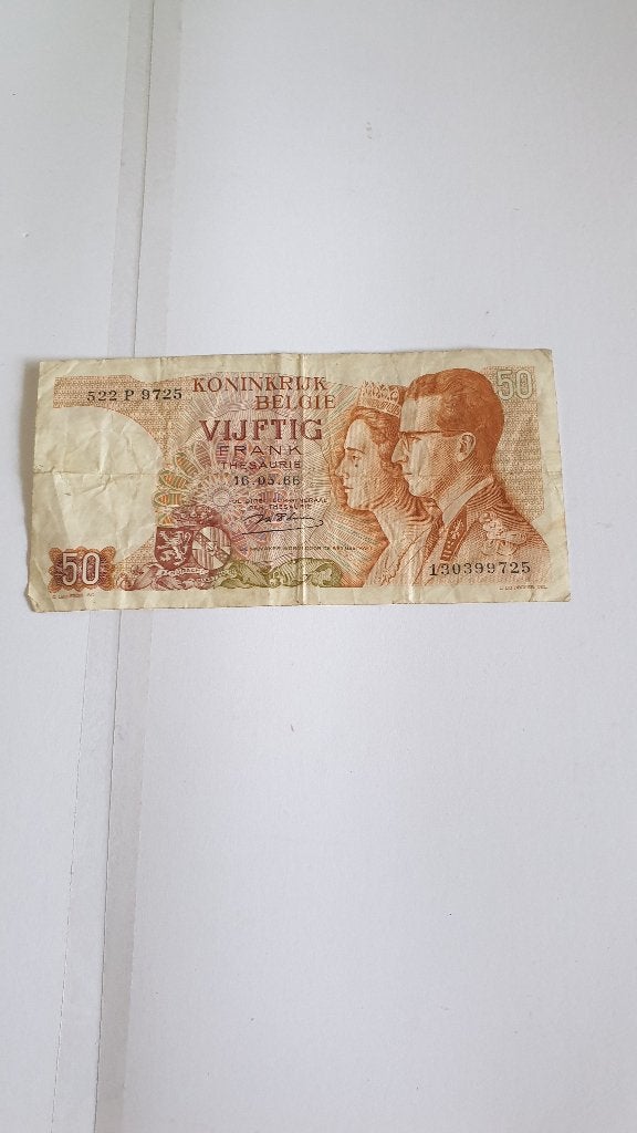 1691 belgie 50 frank, Verzenden