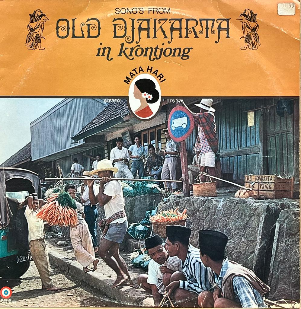 Krontjong Indonesië: Songs from Old Djakarta in Krontjong, Ophalen of Verzenden, Gebruikt, 12 inch, Aziatisch