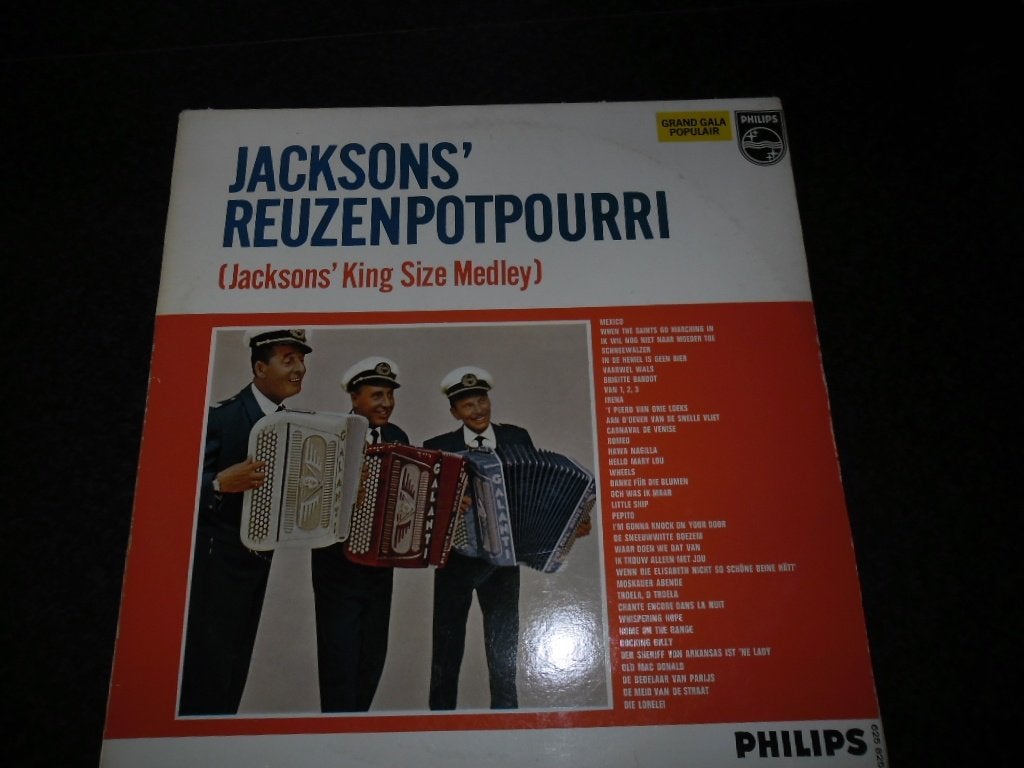 The Three Jacksons - Jacksons' Reuzenpotpourri, Ophalen of Verzenden, Zo goed als nieuw, 12 inch, LP
