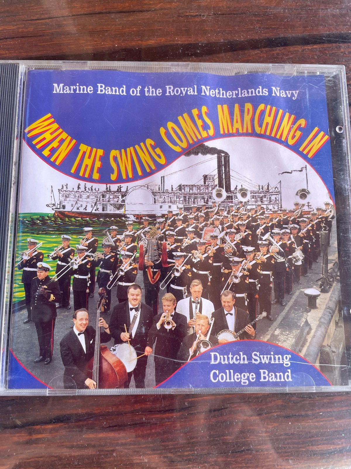 When The Swing Comes Marching In - Marine Band & Dutch Swing, Gebruikt, Ophalen of Verzenden, Jazz, Inclusief doosje