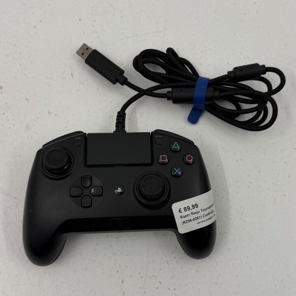 Razer Raiju Tournament Edition (RZ06-0261) Controller, Spelcomputers en Games, Dordrecht@usedproducts.nl, Toulonselaan 72, Ophalen of Verzenden
