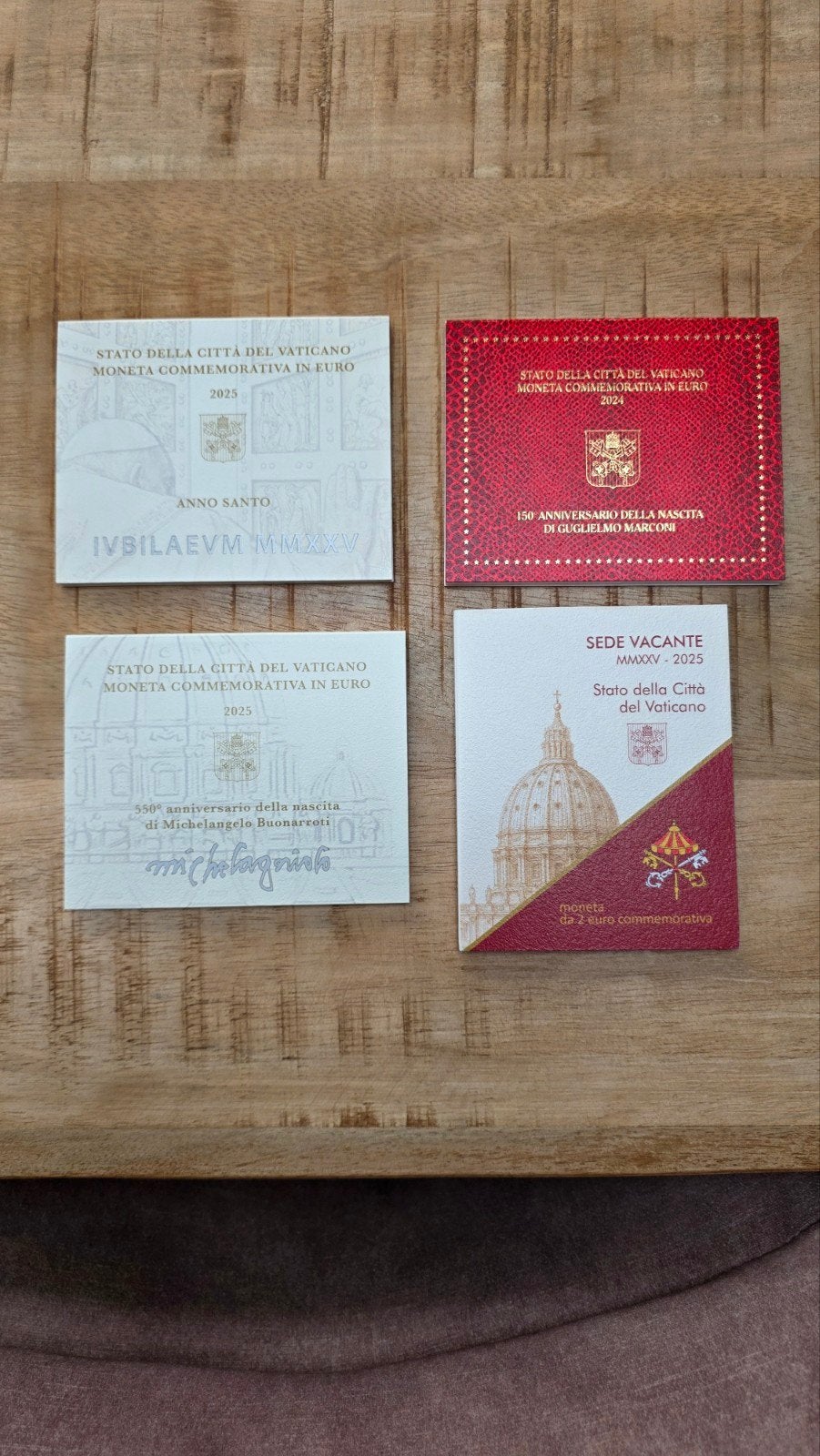 Vaticaanstad 2 Euro Munten Set 2024-2025, Ophalen of Verzenden, Vaticaanstad, 2 euro, Setje