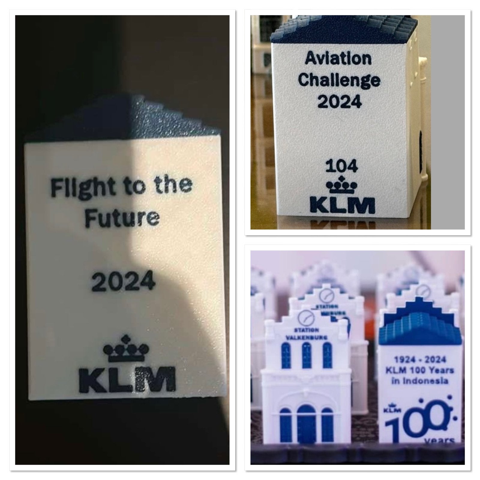 GEZOCHT: 3D geprinte KLM huisjes nummer 104, Ophalen, Nieuw, 81 t/m 91