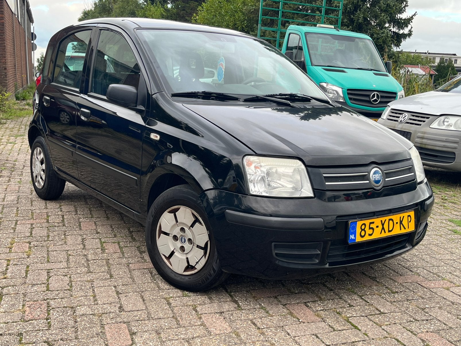 Fiat Panda 1.1 40KW 2007 Zwart /174.000KM / INRUIL KOOPJE***, Auto's, Voorwielaandrijving, 54 pk, 4 stoelen, Zwart