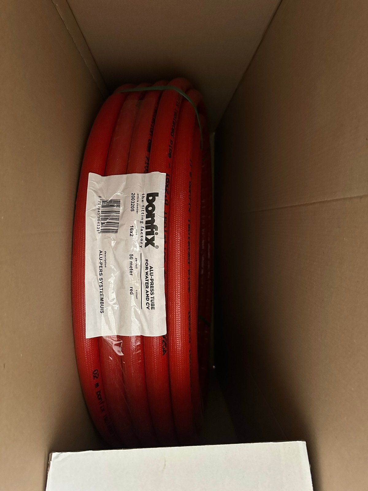 Bonfix ALU-PERS SYSTEEMBUIS 16x2 - 50 meter, Minder dan 20 mm, 6 meter of meer, Overige typen, Ophalen of Verzenden